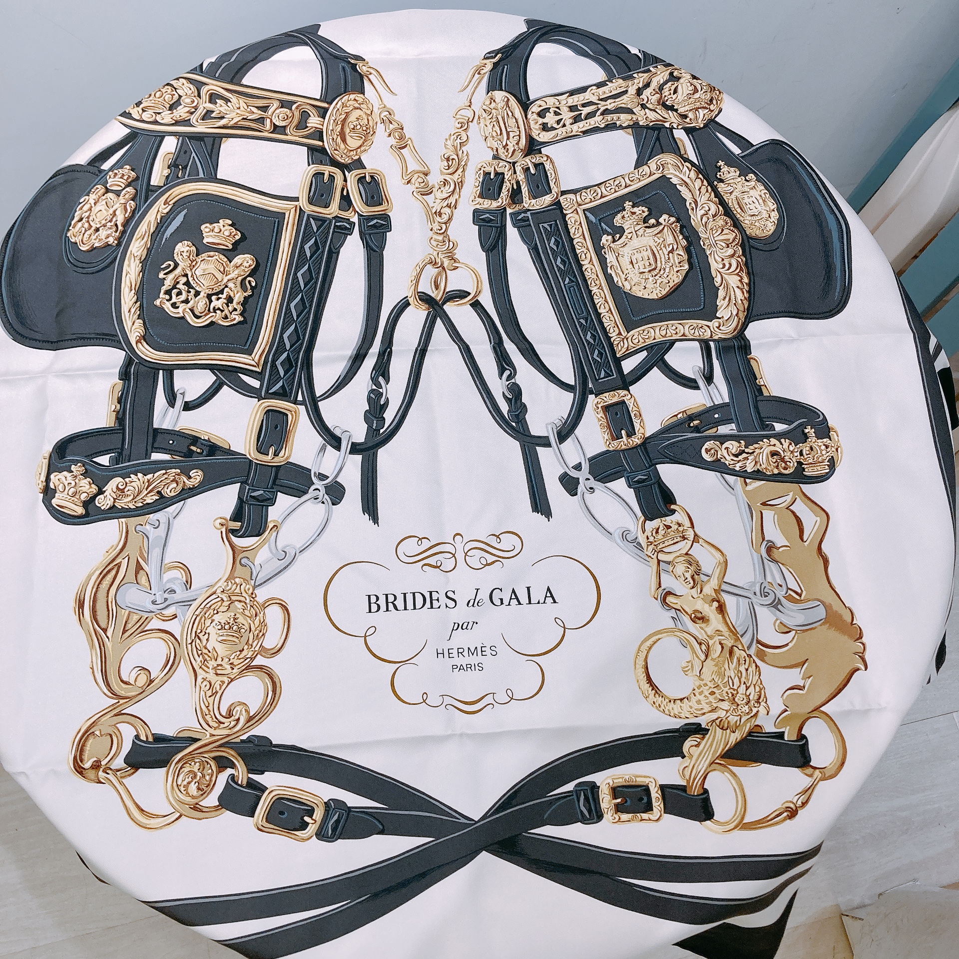 Hermes 90 X 90 cm Brides De Gala Scarf in Silk [New] - Heart