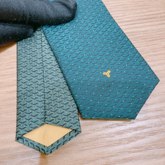Goyard Eldredge Bicolore Tie Silk [New] Heart of Luxe