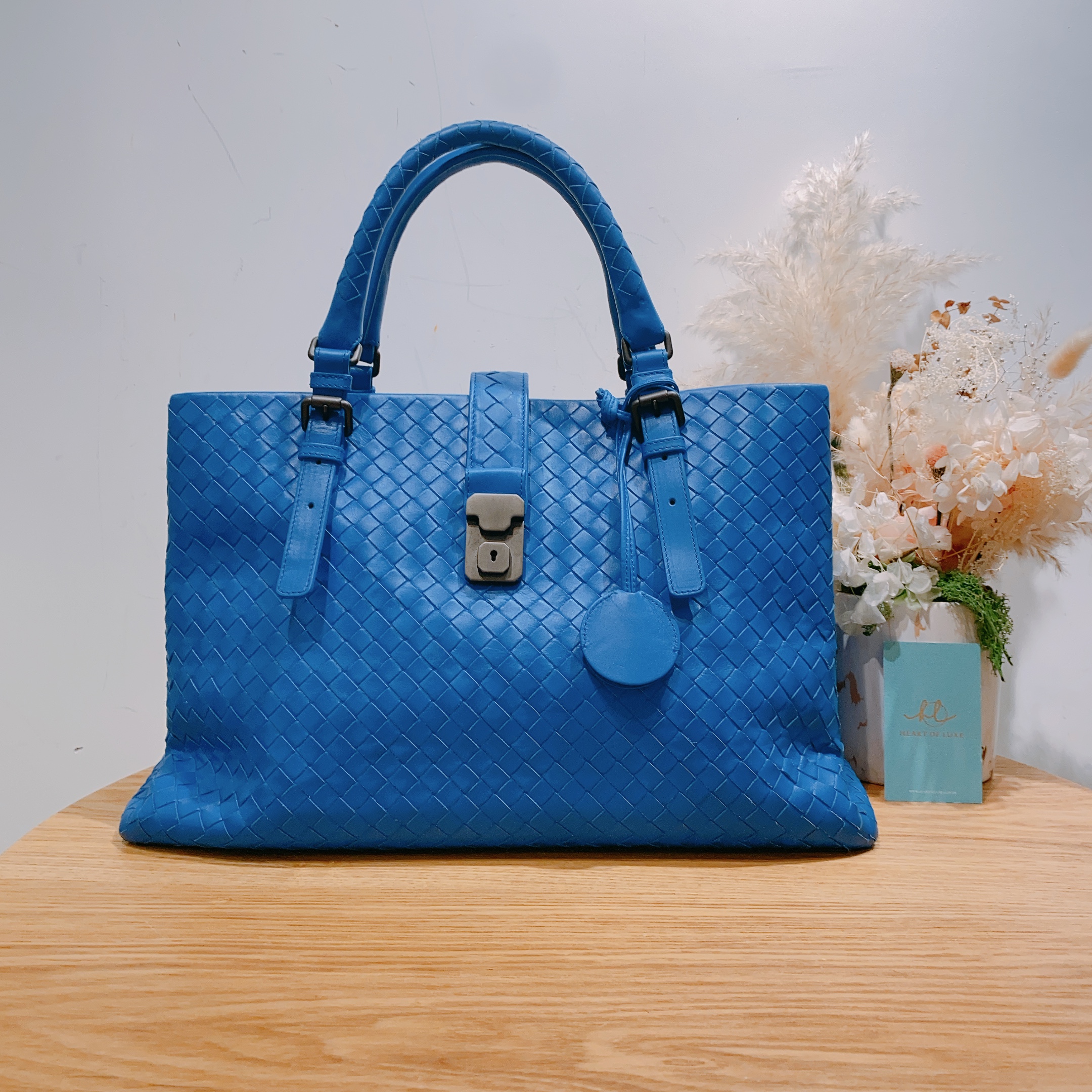 Bottega veneta discount intrecciato nappa tote