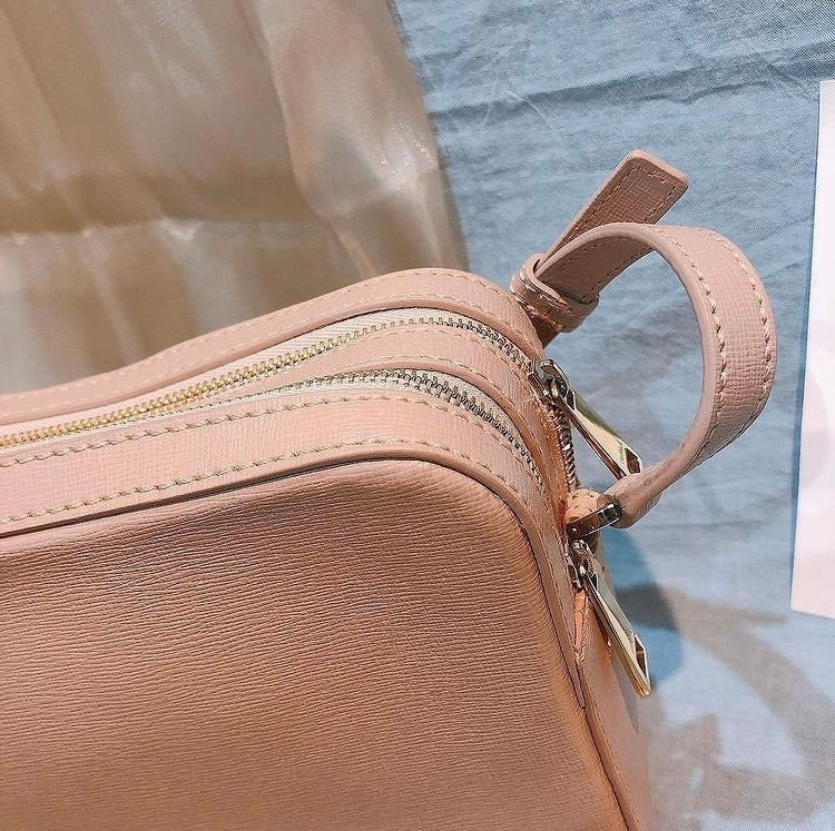 Furla Double Zipped Crossbody Camera Bag Pre Owned Heart of Luxe