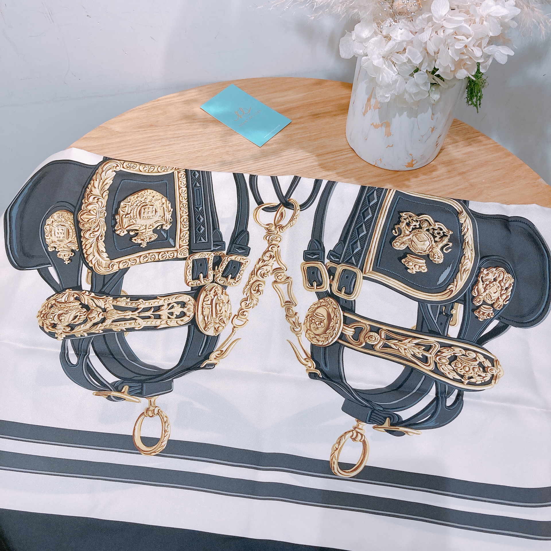 Hermes 90 X 90 cm Brides De Gala Scarf in Silk [New] - Heart