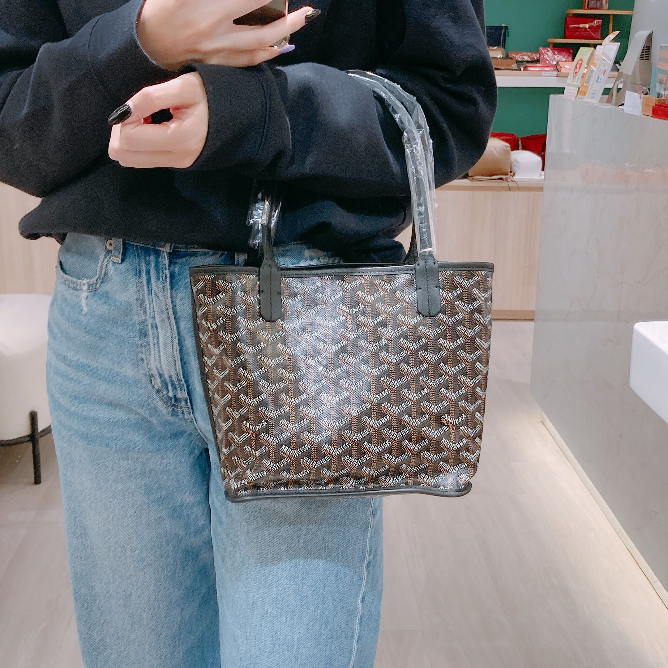 Mini discount anjou goyard