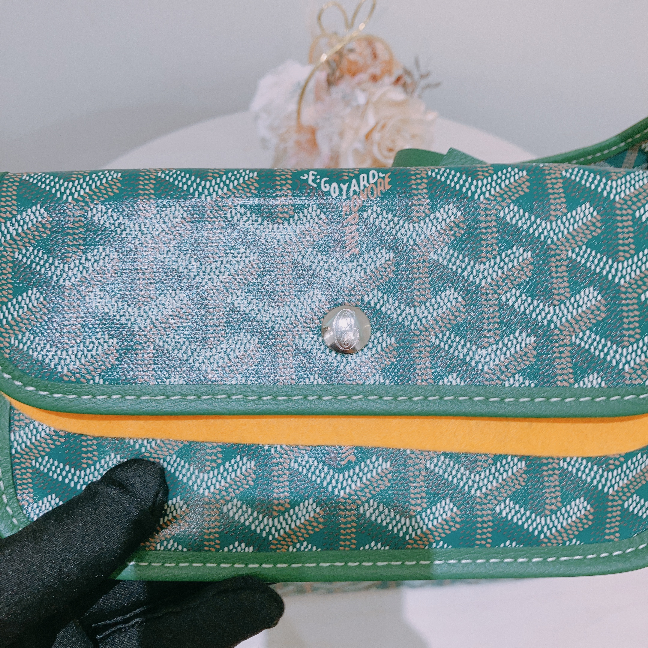 Pochette goyard bleu hot sale