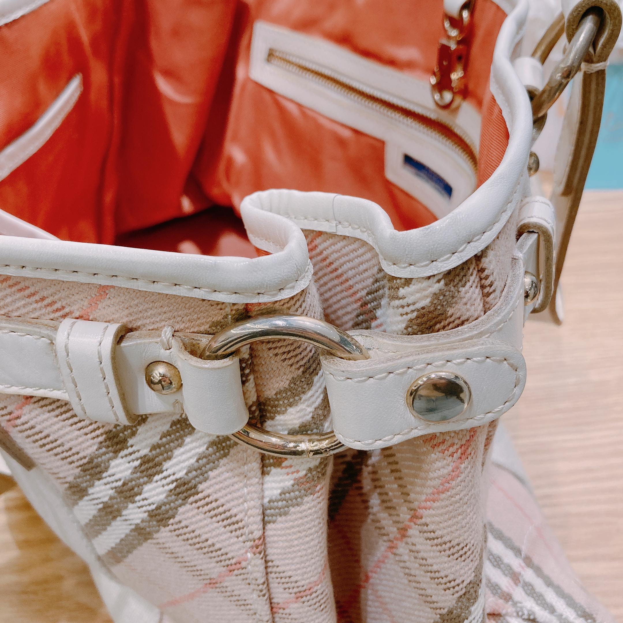 Burberry store transparent bag